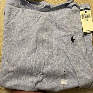 Short Sleeve Polo Shirt — baby blue